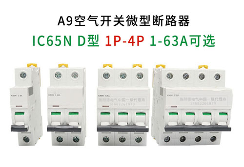 施耐德交流小型断路器IC65N空气开关代理商D型1P/2P/3P/4P可选