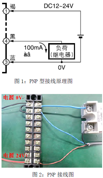 欧姆龙光电开关E3Z系列正确接线图3