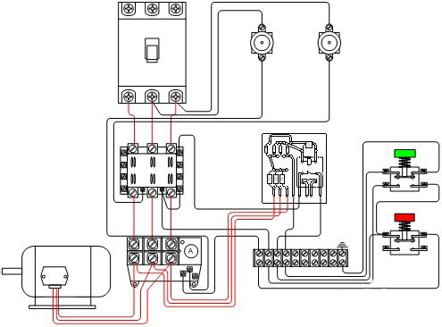 施耐德交流接触器LC1-D09M7C接线图: